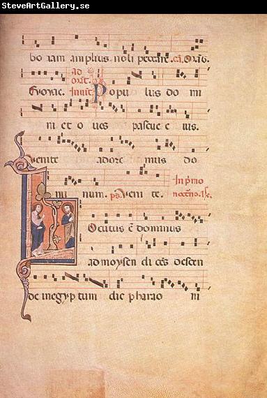 unknow artist Fragment of an Antiphonale after